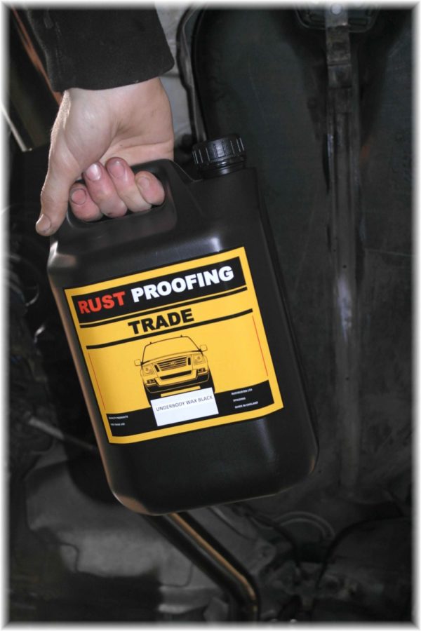 5LTR RUSTPROOFING TRADE UNDERBODY WAX BLACK